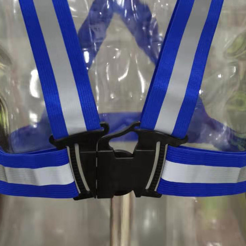 2x Adjustable Reflective Safety Vest Cycling Gear Reflective Belt Elastic