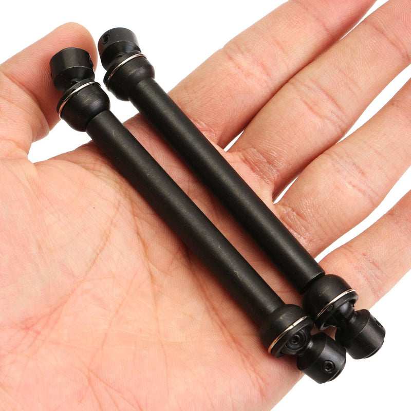 2pcs Stainless Steel Universal Drive Shaft 105mm-150mm for RC Crawlers