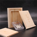 Wooden Coin Storage Box Collector NGC PCGS ICG Coin Slab Display Case Cabinet Holder