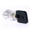 7 Pins Plum Flower Cutaway Practice Transparent Lock Cylinder Lock Pick Tools