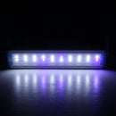 28.5CM Aluminum Adjustable LED Aquarium Light  Fish Tank Panel Lamp Blue+White AC220V