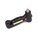Multifunction EDC Tool USB 1200mAh Flashlight Hammers Cutter Magnetic Emergency Survival Tool
