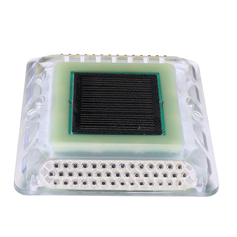 Solar Powered LED Outdoor Garden Ground  Road Stud Light Traffic Path Deck Dock Step Warning Lamp
