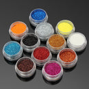 12 Colors Acrylic Nail Art Tips Glitter Powder Dust