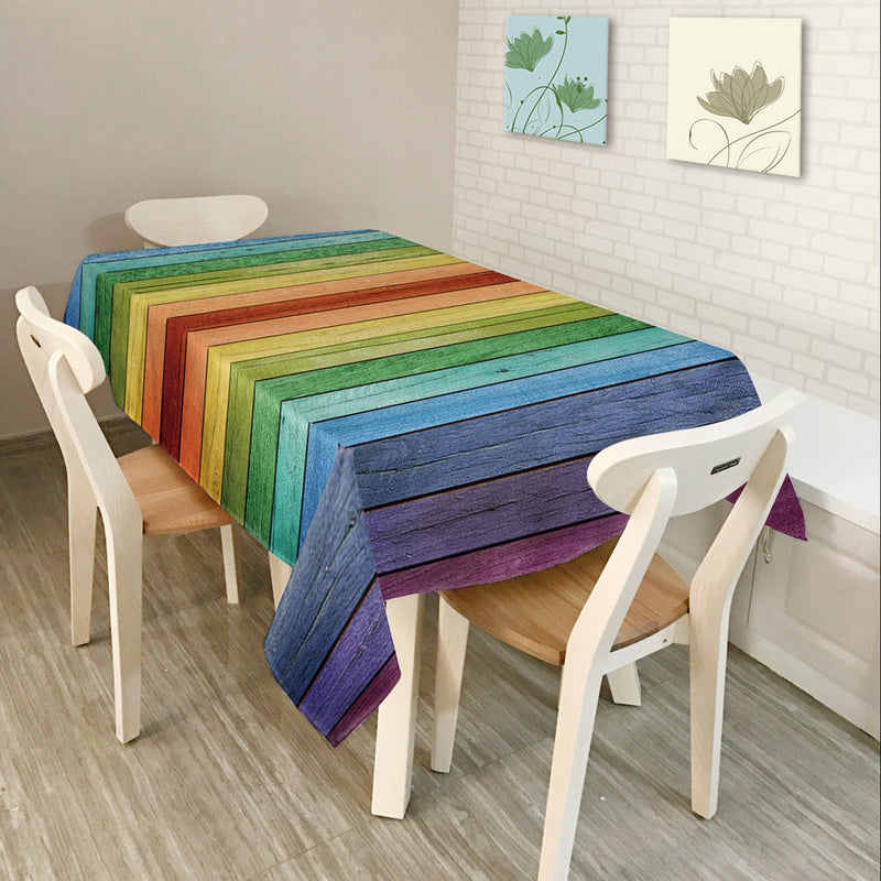 KCASA KC-TC2 American Style Creative Landscape Tablecloth Waterproof Oil Proof Tea Tablecloth Home