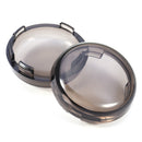 2pcs Lens Cover Turn Signal 1157/1156 Type LED Inserts Lights For Harley Davidson