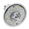 E27 9W 24LEDs Pure White Radar Sensor Light Bulb Car Detection Lamp AC220V