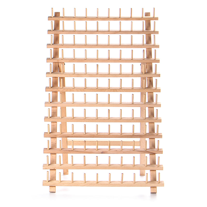 120 Spool Wood Thread Cone Holder Rack Organizer Kit For Sewing Quilting Embroidery