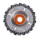 4 Inch Grinder Disc with Chain 22 Tooth Fine Cut Chain Wood Carving Disc