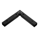 Black Aluminium Alloy 90 Degree 120x120mm Precision Clamping Square Woodworking Machinist Square Positioning Right Angle Clamping Measure