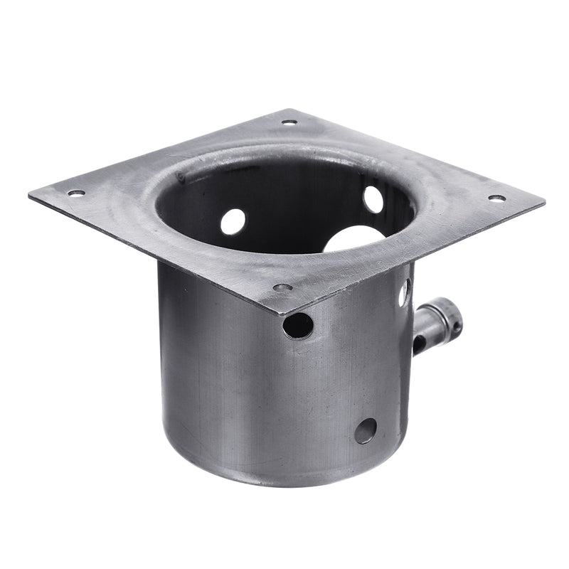 BBQ Grill Pellet Stove Iron Fire Burn Pot Fit For Traeger Grill Replacement Part Kit