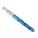 Drillpro 5Pcs M3-M8 Spiral Thread Screw Tap Drill Blue Nano Coated Machine Tap Metric Drill Bit Set