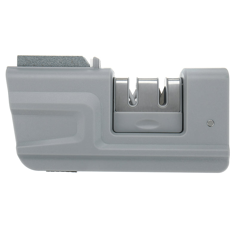 4 in 1 Folding Knife Scissors Sharpener Stone Professional Kitchen Steel Ceramic