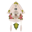 Wooden Antique Cuckoo Clock Time Bell Swing Alarm Watch Wall Art Handcraft Home