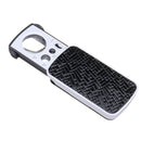 Mini Illuminated Jewelers Loupe Magnifier 30-90X w/LED UV Slide Light Glass Lens