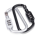 Naturehike D Shape Code Lock Anti-theft Zinc Alloy Backpack Lock Mini Carabiner Hook