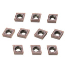 10pcs CCMT060204 LF6018 Carbide Inserts Carbide Cutter For Turning Tool Boring Bar
