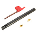 S10K-SDUCR07 Lathe Turning Tool Holder with 2pcs DCMT0702 Inserts