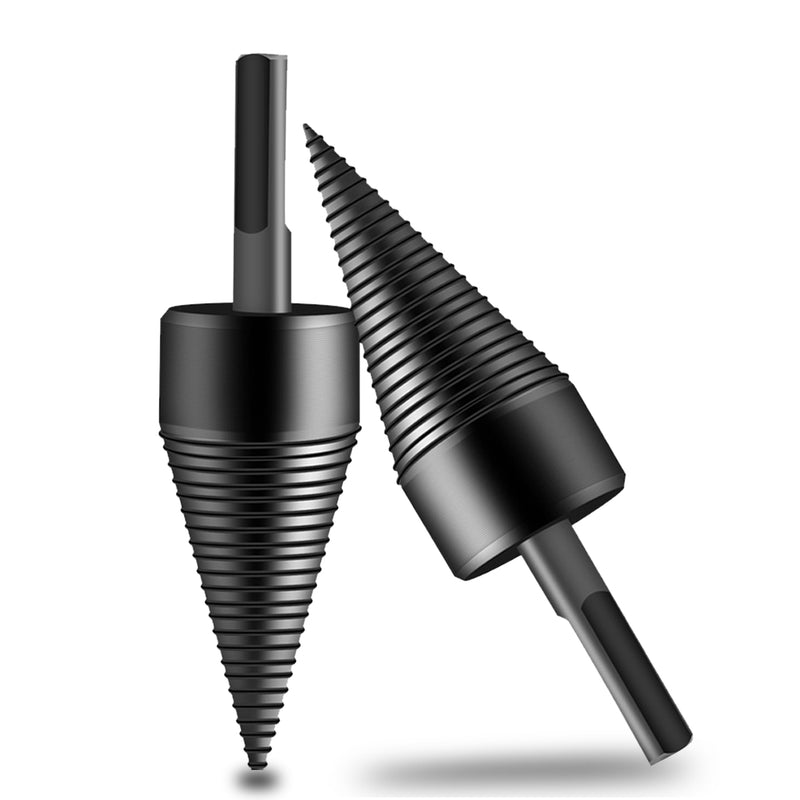 32mm Household Splitter Drill Bit L140mm Square Round Hex Shank Steel Kindling Firewood For Hand Drill