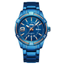 BIDEN BD0137 Waterproof Business Style Men Wristwatch Full Steel Calendar Quartz Watch