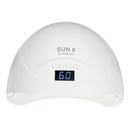 SUN8R 84W 42 LED Nail Gel Polish Dryer UV Fast Curing Light Lamp Sensor
