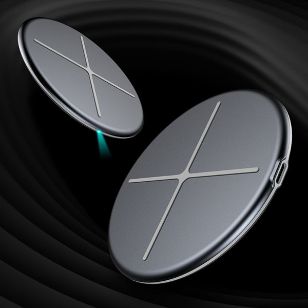 FLOVEME LED Indicator Super Slim Qi Wireless Charger Charging Pad For iPhone X 8 8Plus S9+ S8