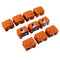 10Pcs Coffee Silicone Case for Hotend Heating Block Protective Cover 280 for 3D Printer