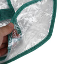 69 x 49 x 187cm Apex Roof 5-Tiers Garden Greenhouse Hot Plant House Shelf Shed Clear PVC Cover