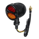 Motorcycle 3 Function LED Turn Signal Lamp Bullet Brake Running Indicator Lights