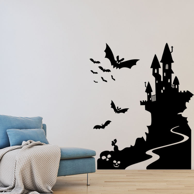 Miico FX3013 Halloween Stciker Cartoon Sticker Castle Logo Removable Wall Stickers