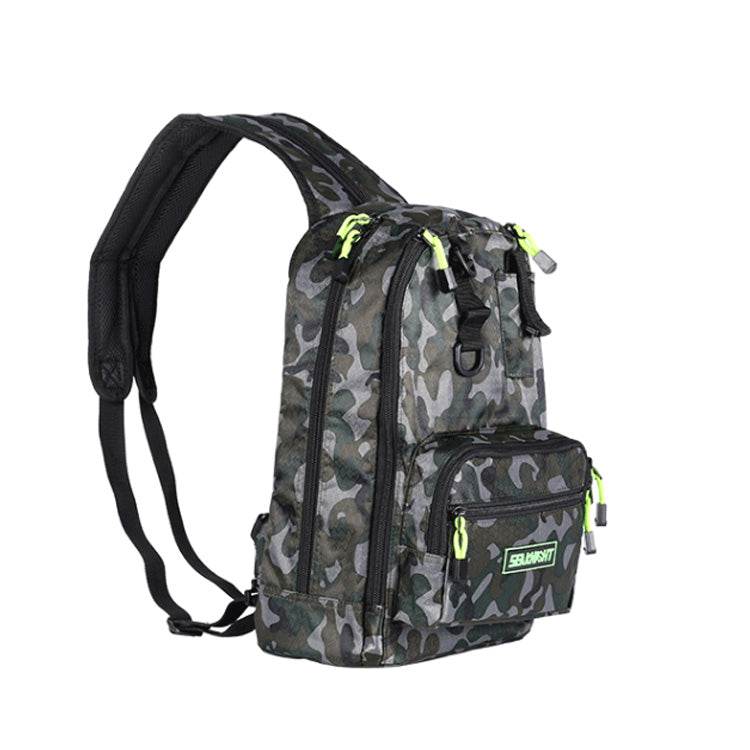 Seaknight 1000D Nylon Fishing Bag Fishing Lures Reel Backpack Storage Shoulder Bag