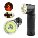 XANES 1305  T6+COB 1500Lumens Foldable Magnetic Tail LED Inspection Flashlight