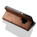 Flip Bracket Card Slot PU Leather Protective Case for Samsung Galaxy S9 Plus