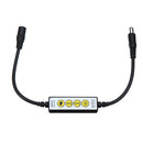 DC5-24V 4 Keys Dimmer Controller DC Connector for Single Color LED Strip Light