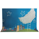 5x7ft Baby Children Photography Background Backdrop Shooting Studio Photo Props Stars Moon House