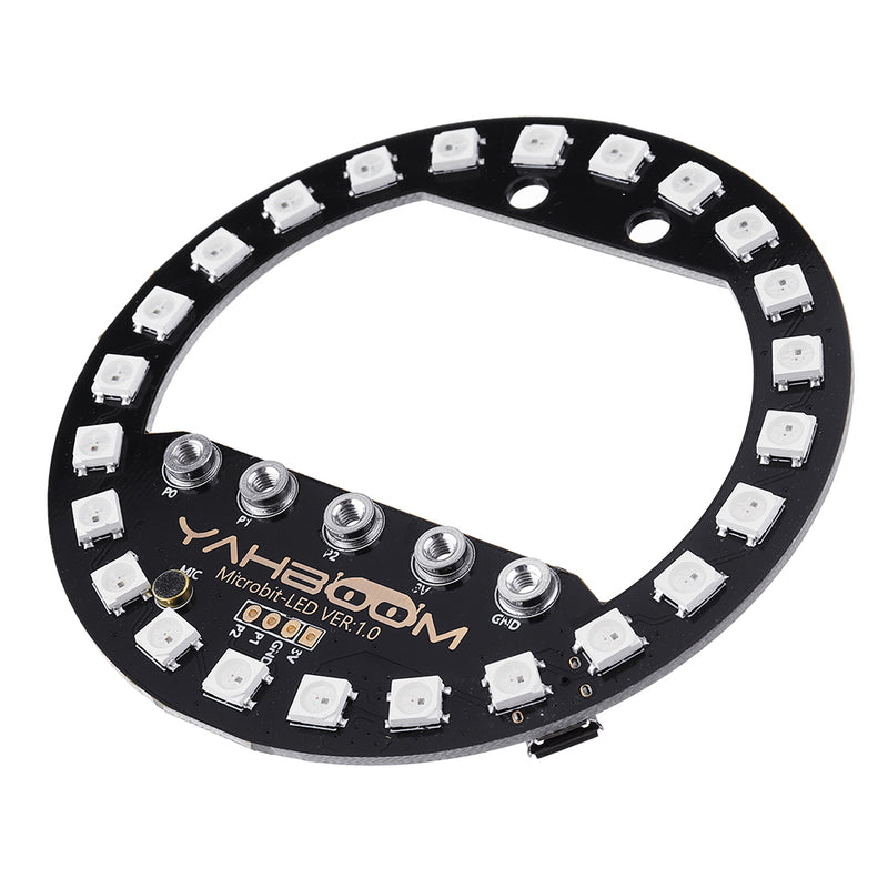 Microbit Light Ring Expansion Board Micro:bit Full Color LED Module RGB Driver Programmable Development Board