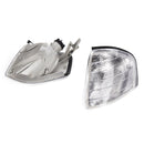Clear Side Corner Light Turn Signal Lamp Cover Pair for Mercedes-Benz C Class W202 1994-2000