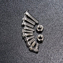 Suleve MXSS7 600Pcs Stainless Steel M1/1.2/1.4/1.6 Small Screws Nut for Watches Clocks Mobile 2-4mm