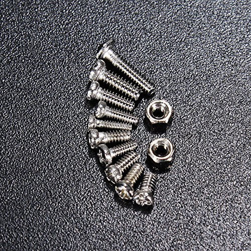 Suleve MXSS7 600Pcs Stainless Steel M1/1.2/1.4/1.6 Small Screws Nut for Watches Clocks Mobile 2-4mm