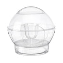 MEIGAR Kitchen Vegetable Fruit Salad Bowl Food Snacks Storage Transparent Container