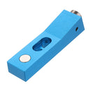 Aluminum Alloy One-hole Pocket Hole Jig with Magnet 9.5mm Oblique Hole Drill Guide Woodworking Tool