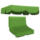Outdoor Garden Swing Bench Hammock Canopy Waterproof Top Cover Sunshade + 2 Seater Chair Cover