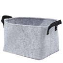 Felt Storage Baskets Closet Toy Book Hamper Laundry Bag Shelf Box Organizer