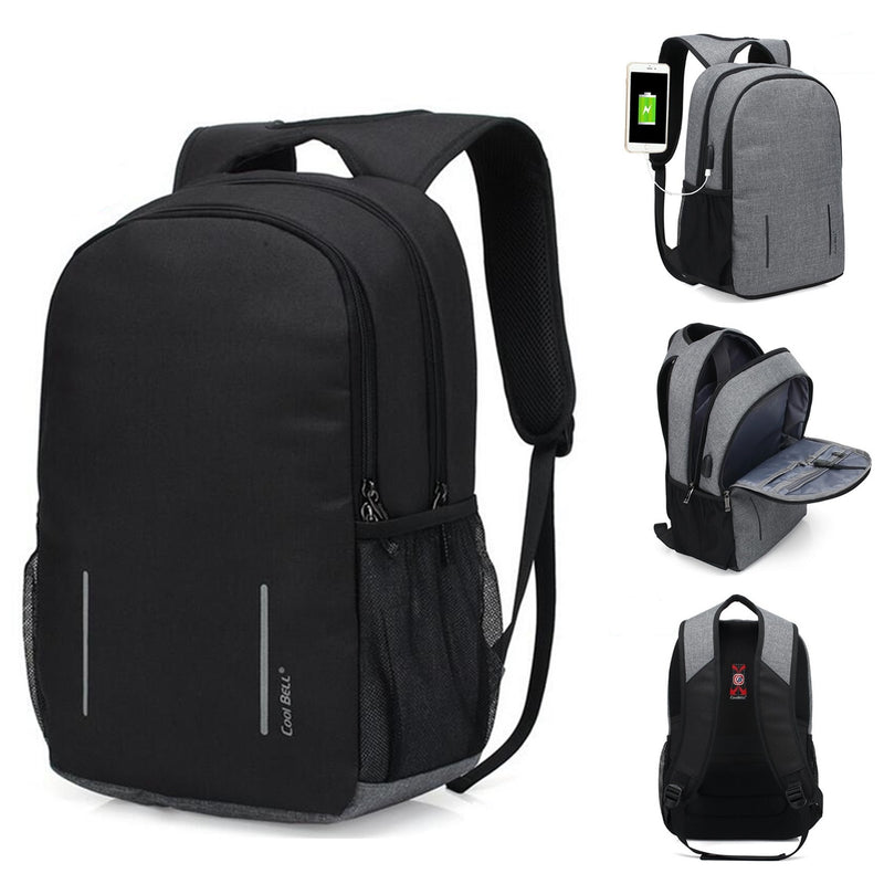 Anti-thief Fashion Men Backpack Multifunctional Waterproof 15.6 inch Laptop Bag Man USB Charging Travel Bag for 15.6/17.3 inch Laptops