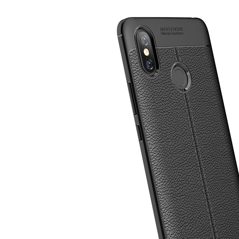 Bakeey Litchi Anti-fingerprint Silicone Protective Case For Xiaomi Mi Max 3
