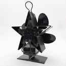 4-Blade Heat Powered Stove Fan for Wood/Log Burner/Fireplace Increases More Warm Air Eco-Friendly Household Fireplace Fan