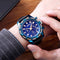 SKMEI 9189 Sports Luxury Leather Strap Luminous Waterproof Men Watch Quartz Watch