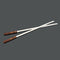 1Pcs 54cm Long Stainless Steel BBQ Barbecue Skewer Wood Handle Grill Roasting Stick Fork