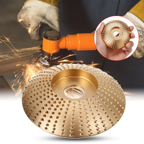 85x16mm Golden Wood Carving Disc Wood Grinding Wheel Rotary Tool Abrasive Sanding Disc