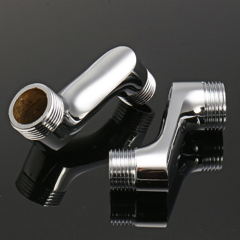 2Pcs Claw Foot Bath Tub Shower Faucet Adjustable Adapter Swing Arms 3/4 1/2 Replacement Accessories